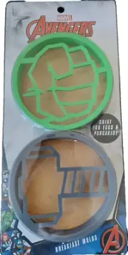 Marvel Avengers Thor Incredible Hulk Reusable Silicone Pancake Breakfast Molds