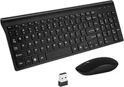 Wireless Keyboard Mouse 2.4g Mini Keyboard Scissor Key 800/1200/1600 Dpi for Gaming/Work