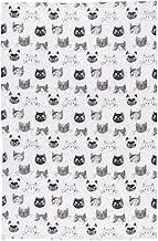 Now Designs Cotton Kitchen Towel, Cats Meow Print