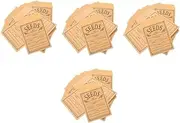 TEHAUX 4sets Printed Self-Sealing Bags Mini Envelopes Sturdy Paper Material for Cash Small Items 100pcs*4