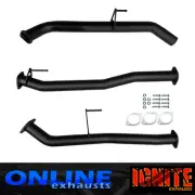 3" DPF BACK EXHAUST SUITS NISSAN NP300 NAVARA D23 2021 WITH PIPE ONLY (for: Nissan)