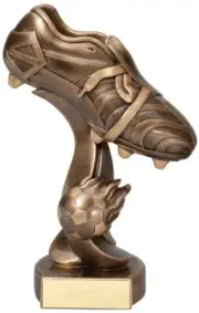 9" Soccer Fireball Series Trophy Personalized Free