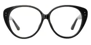 Linda Farrow KATIA LFL1417 C1 Women’s Glasses Black Size 60 - Private Health Rebate - Blue Light Block Available