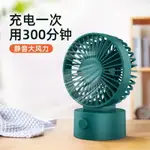 新款USB桌面風扇 可充電靜音風扇辦公室迷你小風扇禮品定可制「限時特惠」