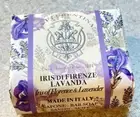 F517~ IRIS OF FLORENCE & LAVENDER Di Firenze La Florentina Bar Soap Italy