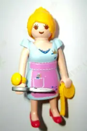 Playmobil,SEAMSTRESS,WITH SCISSORS,PIN CUSHION,TAPE MEASURER