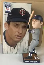 BOB ALLISON Minnesota Twins HOF 20 Anniversary Bobblehead Limited Edition NIB E6