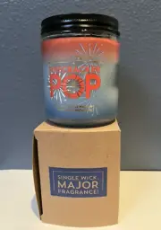BATH & BODY WORKS Firecracker Pop 7oz Single 1-Wick Mason Jar Candle NIB