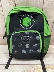 Minecraft Craft All Day Survive All Night Large Backpack