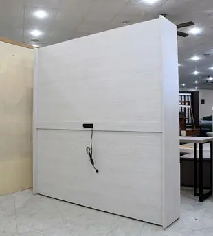 【歐風別館】雅典五尺雙人白雪杉色床頭箱置物櫃【系統櫃~基隆至台中免運費】