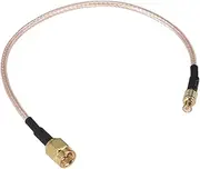 uxcell MCX Male to SMA Male with 6.3" RG316 Cable Brass RF Coaxial Coax Adapter 1pcs