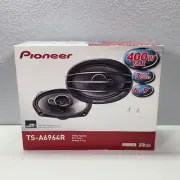 New Pioneer TS-A6964R - 6x9-inch 3-way Car Audio Speakers Pair 6" X 9" 400 Watts
