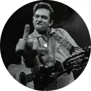 Slipmat for Technics or Single 7" 45 Turntable Record Player JOHNNY CASH FINGER