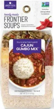 Frontier Louisiana Backyard Cajun Gumbo - Gluten Free - Serves 8 (Pack of 6)