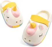 [Meckior] Toddler Little Girls Boys Clogs Cute Cartoon Garden Water Sandals Lightweight Slip-on Slides Slippers Children Kids Indoor Outdoor Summer Pool Beach Shoes(Toddler/Little Kid)