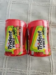 Trident Vibes SOUR PATCH KIDS Redberry 2-Pack EXP 04/25 SEALED NEW Free Shipping