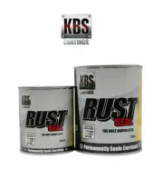 KBS RustSeal SATIN / GLOSS BLACK 1 Litre Rust Seal Paint Rust Preventive Coating