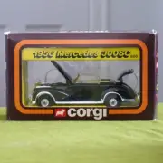 MINT 1983 Corgi 50s Classics #806 1956 Black Mercedes 300SC in Box Great Britain
