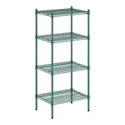 Regency 18" Wide NSF Green Epoxy 4-Shelf Kit with 54" Posts WS-460EG1824K54