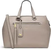 [RADLEY] London Pickwick Medium Ziptop Grab Handbag for Women, in Soft Grained Leather with Flat Grab Handles & Adjustable Cross Body Strap