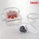 iwaki 日本耐熱玻璃方形微波保鮮盒