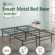 Foldable Bed Frame Double Storage Metal Folding Base Guest Beds - Zinus