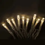 WARM WHITE 50 LED Fairy Lights Battery Operated