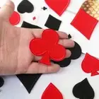 8pcs Spades Poker Embroidery Patches Thermoadhesive Patches Clothing Appliques