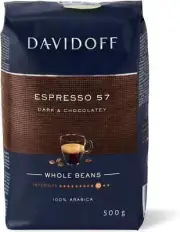DAVIDOFF Espresso 57 Whole Beans- 10/12 Intensity - 500g Free Shipping