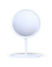 [SOGA] Round Makeup Bedroom Table Vanity Mirror 26cm in White