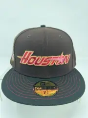 Houston Astros - New Era Hat Club Fitted Hat - Size 7 1/2 - Brown