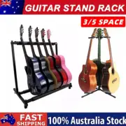 Guitar Stand 3/5 Space Folding Acoustic Bass Electric Foldable self Locking