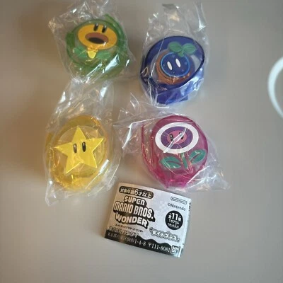 Super Mario Wonder LED Power Up Armband Bundle Gachapon Bracelet Strap Nintendo