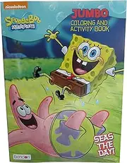 Nickelodeon SpongeBob Seas the Day Jumbo Coloring and Activity Book