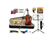Caraya 1/8 Pro-Beginner Violin w/Stand,Tuner,String,Collimator,Bow,Case-Full Kit