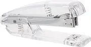 NOLITOY 1pc Portable Transparent Book Stapler Lightweight Student Stationery Tool for Easy Book Binding at Office and Travel Simple Design with Stable Performance