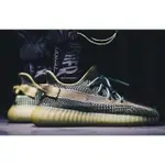 ADIDAS YEEZY BOOST 350 V2 YEEZREEL 螢光綠 黑 編織 FW5191 男女鞋