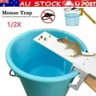 1/2Pcs Walk The Plank Mouse Trap Live Catch Rat Trap Bucket Seesaw Auto Reset