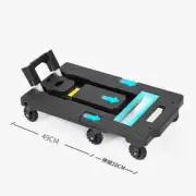 Rolling Folding Trolley Universal Wheel Folding Cart Heavy Duty Hand Truck