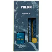 Milan Stationery Gift Set Lava Blue