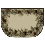 Demissle Fireplace Hearth Rug Fireplace Mats Cabin Southwestern Fireproof Fir...