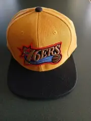 Philadelphia 76ers Mitchell and Ness Snap Back Hat One Size Fits Most Flat Brim