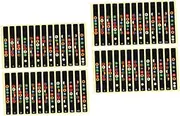 Totority 2sets Guitar Fretboard Sticker Notes Map Labels for Acoustic Electric Guitar Learning 10pcs*2