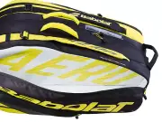 NEW Babolat RHX12 Pure Aero black yellow 12 Racquet Tennis Bag 751211 185697