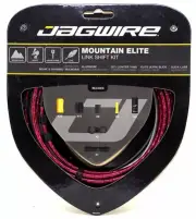 Jagwire Mountain Elite Link Ultra-Slick Shift Cable Kit Sram/Shimano MTB RED