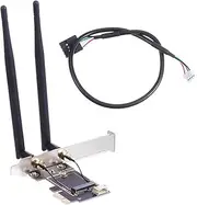 SWOOMEY to Wireless Adapter WiFi Card for PC for Gaming Streaming Enhanced Security Faster Connection Accessory for Home Daily