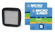 DVC Micro-Lined Filters 203-7416 Fit Bissell Hand Vacuums - 2 Filters