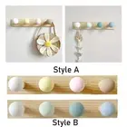 Wooden Coat Hooks Coat Rack Decorative Hooks Hat Rack Home Storage Wall Mounted