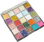 Shoyisenka 25-Color Glitter Eyeshadow Palette, high Color Rendering Pearlescent Glitter Gel, Suitable for Eyes, Lips and face, Bright and Professional Makeup Palette.