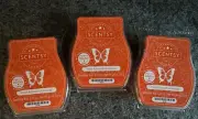 Scentsy PEACH & GRAPEFRUIT MIMOSA Wax Bars ~ Lot Of 3 ~ NIP